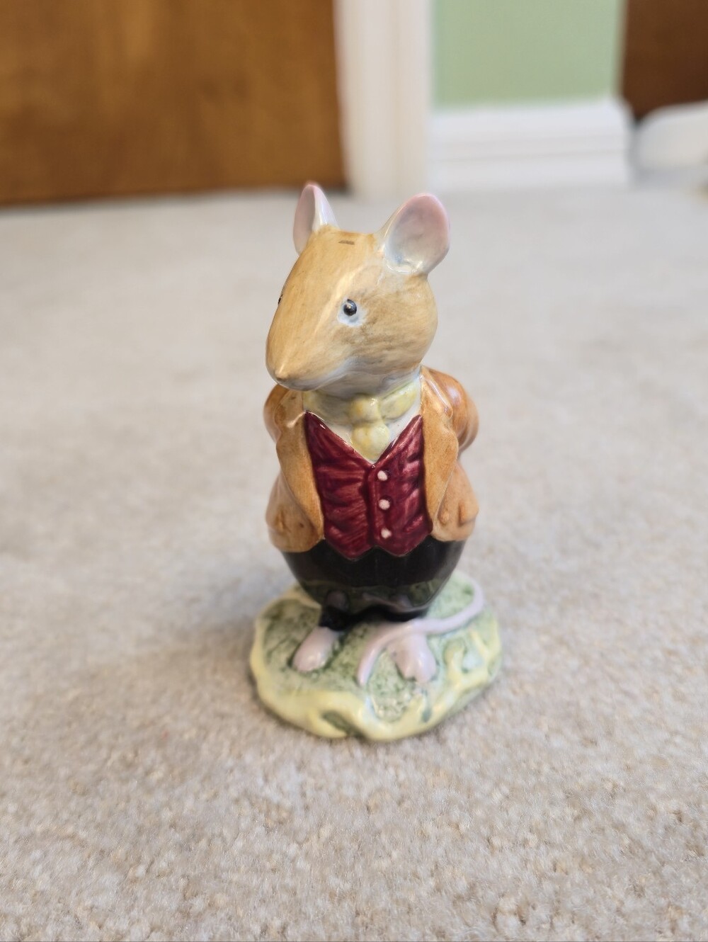 Royal Doulton Brambly Hedge "Lord Woodmouse" Figurine DBH4 - Vintage 1982